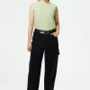 Black Denim Slouchy Carpenter Jean