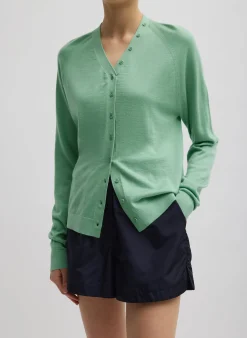 Cashmere Silk Blend Slim Cardigan