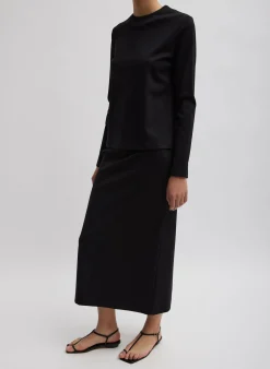 Compact Ultra Stretch Knit Pencil Skirt