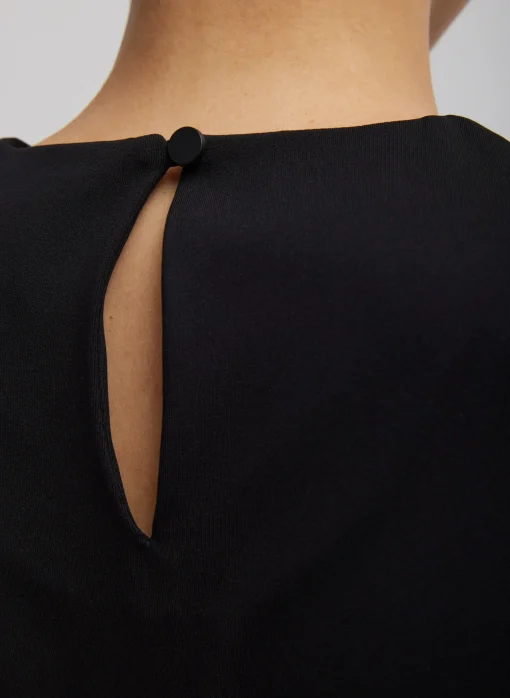 Compact Ultra Stretch Knit Long Sleeve Slim Top