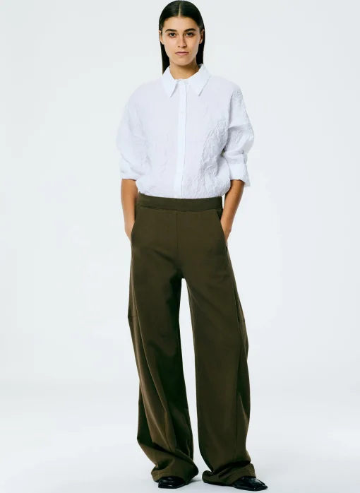 Crinkle Shirting Oversized Shirt