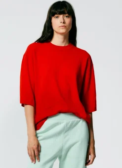 Feather Weight Cashmere Oversized Easy T-Shirt