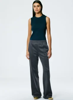 Giselle Stretch Sweater Circle Openback Tank