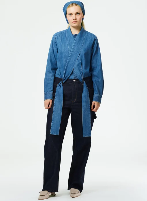 Indigo Denim Slouchy Carpenter Jean
