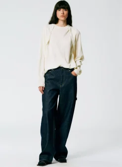 Indigo Denim Slouchy Carpenter Jean