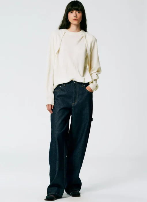Indigo Denim Slouchy Carpenter Jean