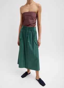 Italian Sporty Nylon Full Skirt