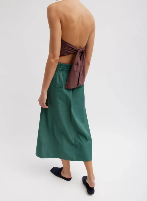 Italian Sporty Nylon Full Skirt