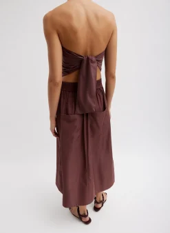 Italian Sporty Nylon Strapless Bandeau