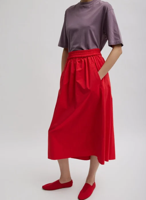 Nylon Pull On Full Skirt