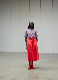 Nylon Pull On Full Skirt