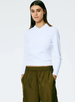 Perfect Shrunken V-Neck T-Shirt