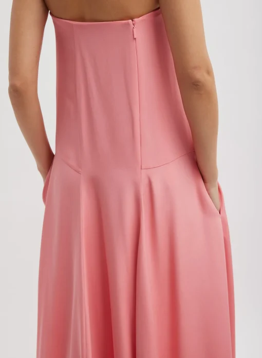 4-Ply Silk Strapless Sculpted Dress