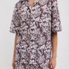 Recycled Nylon Batik Camp Shirt