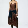 Recycled Sporty Nylon Cheetah Cami Dress