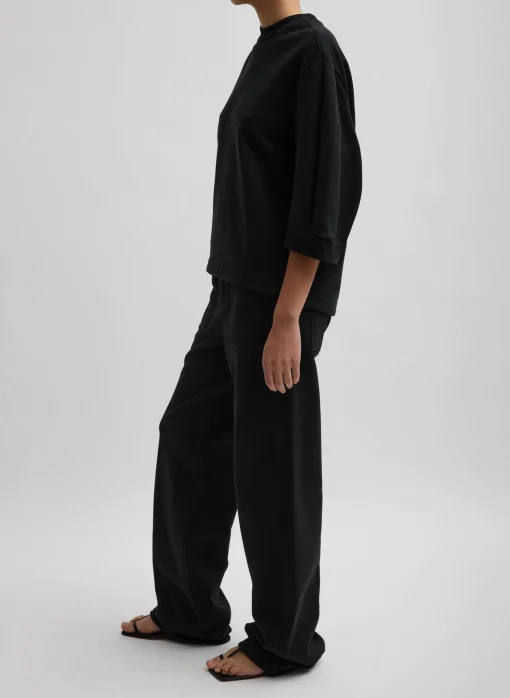 Sculpted Short Sleeve Sweatshirt