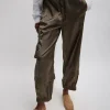 Shiny Nylon Pull On Wilt Jogger