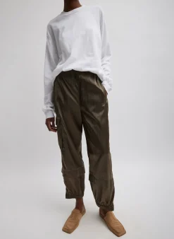 Shiny Nylon Pull On Wilt Jogger
