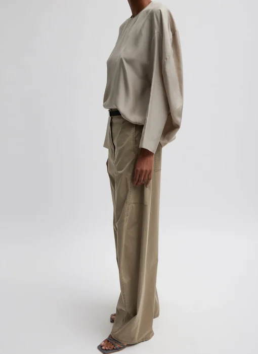Silk Habutai Circular Top
