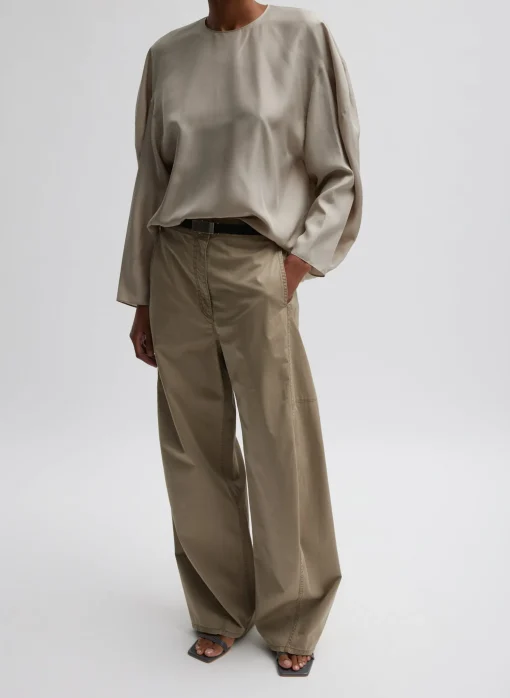 Silk Habutai Circular Top