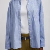 Striped Shirting Gabe Oversized Shirt