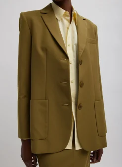 Tropical Wool Max Blazer