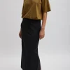 Tropical Wool Maxi Trouser Skirt