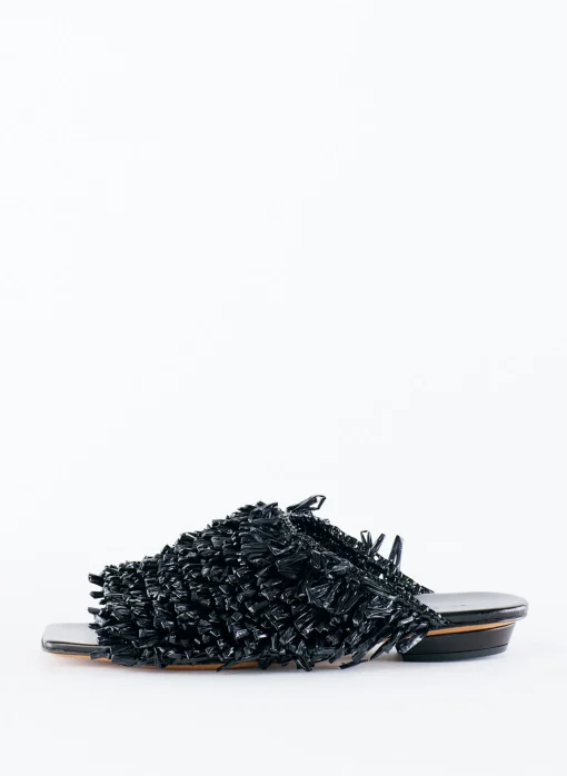 Woodward Raffia Flat