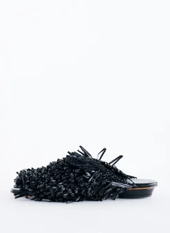 Woodward Raffia Flat