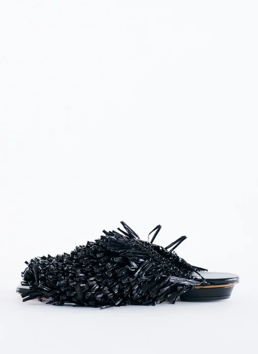 Woodward Raffia Flat